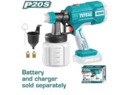 PISTOLA DE PULVERIZACION P/ PINTURA A BATERIA 20V