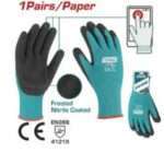 GUANTES CON REVESTIMIENTO DE NITRILO MATE (1 PAR)