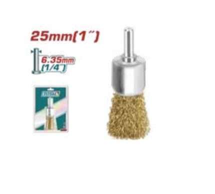 CEPILLO DE ALAMBRE LAPIZ 25MM (VASTAGO 1/4)