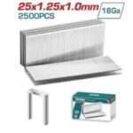GRAPAS DE CORONA DE 25 MM (2500 PZS)