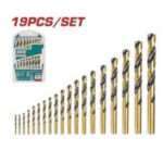 MECHAS HSS 1-10MM (19 PZS) (P/ TALADRO EN METAL)