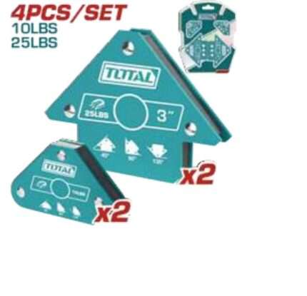 SOPORTES MAGNETICOS PARA SOLDADURA (4 PZS)
