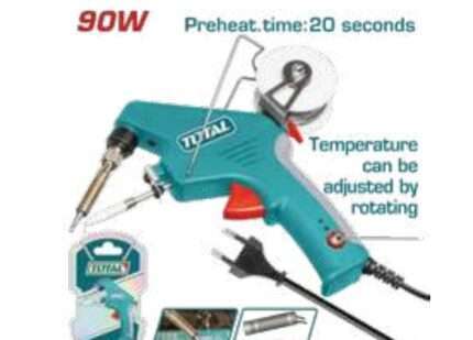 PISTOLA DE SOLDAR 90W CON ALIMENTADOR