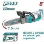 MOTOSIERRA A BATERIA 20V20CM (8 PULG)