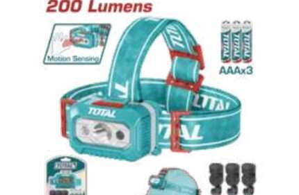 LINTERNA FRONTAL A PILAS 200/100 LM