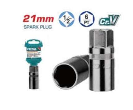 LLAVE TUBO DE BUJIA DE 1/2 DE 21 MM