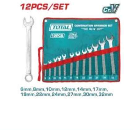 LLAVES COMBINADAS 6-32MM (12 PZS) -TOTAL