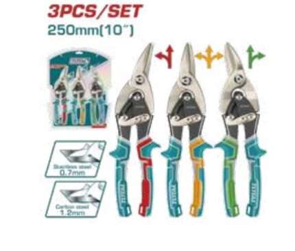 TIJERAS DE AVIACION 250MM (3 PZS)