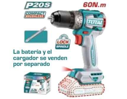 TALADRO ATORN A BATERIA 20V 60NM (COMPACTO)
