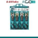 CATRACA Y CINTA 0.65TX6M (4 PZS)