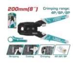 CRIMPADORA DE ENCHUFE MODULAR 200MM