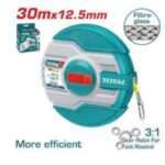 CINTA METRICA DE FIBRA DE VIDRIO 30M X 12.5MM