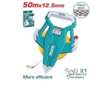 CINTA METRICA DE FIBRA DE VIDRIO 50M X 12.5MM