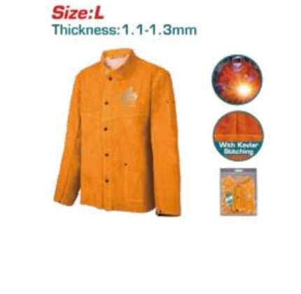 CHAQUETA DE CUERO PARA SOLDAR