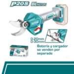 TIJERA DE PODAR A BATERIA 20V