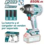LLAVE DE IMPACTO A BATERIA 20V 850NM