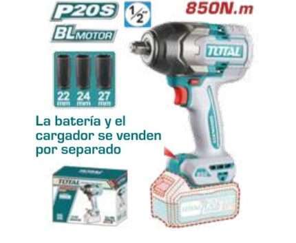 LLAVE DE IMPACTO A BATERIA 20V 850NM
