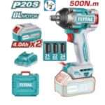 LLAVE DE IMPACTO A BATERIA 20V 500NM- 2BAT/CAR