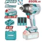 LLAVE DE IMPACTO A BATERIA 20V 850NM- 2BAT/CAR