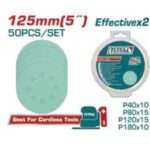 DISCO DE LIJA P/ LIJADORA ROTORBITAL (50 PZS)