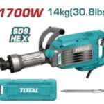 MARTILLO DEMOLEDOR 1700W 14KG (CINCEL SDS HEX 30MM)