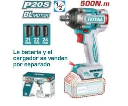 LLAVE DE IMPACTO A BATERIA 20V 500NM