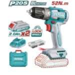 TALADRO ATORN A BATERIA 20V 52NM- 2BAT/CAR