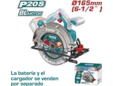 SIERRA CIRCULAR A BATERIA 20V165MM