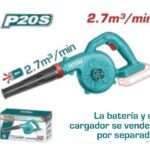SOPLADOR A BATERIA 20V (2,7M3/MIN)