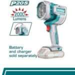 LÁMPARA DE TRABAJO A BATERIA 20V