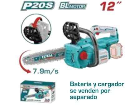 MOTOSIERRA A BATERIA 20V 30CM (12 PULG)