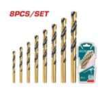 MECHAS HSS 2-8MM (8 PZS) (P/ TALADRO EN METAL)