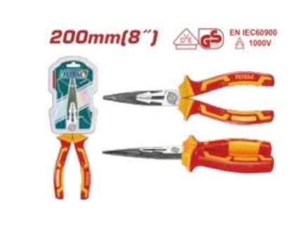 PINZA PUNTA LARGA AISLADA 1000V 200MM