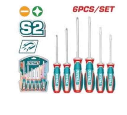 DESTORNILLADORES AISLADOS 1000V (2 PZS) Y S2 (6 PZS)