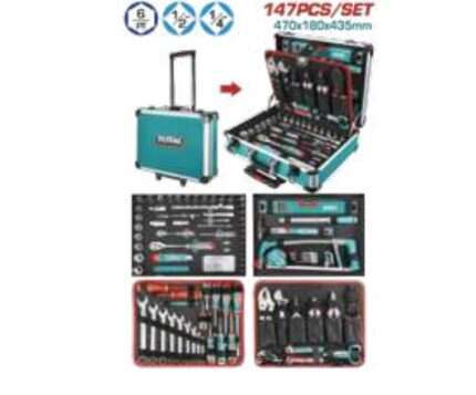 MALETIN DE HERRAMIENTAS CON RUEDAS (147 PZS)