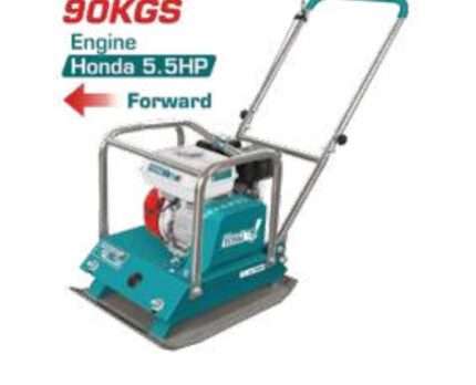 COMPACTADORA DE PLACA 90KG MOTOR HONDA 5.5HP