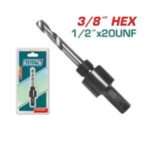 EJE PARA MECHAS COPAS 14 A 30MM (VASTAGO DE 9.5MM)