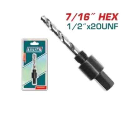 EJE PARA MECHAS COPAS 14 A 30MM (VASTAGO DE 11MM)