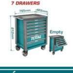 GABINETE PARA HERRAMIENTAS 81CM 7 CAJONES