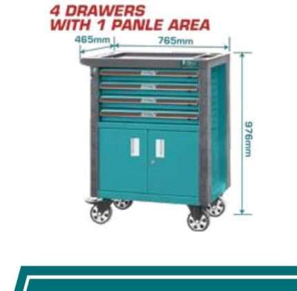 GABINETE PARA HERRAMIENTAS 97CM 4 CAJONES Y PUERTA