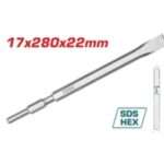 CINCEL PLANO SDS HEX 17X280X22MM