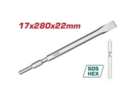 CINCEL PLANO SDS HEX 17X280X22MM
