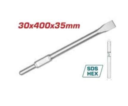 CINCEL PLANO SDS HEX 30X400X35MM