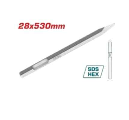 CINCEL PUNTIAGUDO SDS HEX 28X520MM
