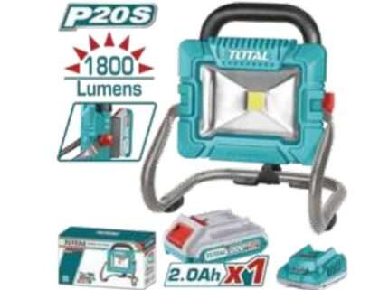 PROYECTOR LED PORTATIL A BATERIA 20V 1800LM - BAT/CAR