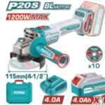 AMOLADORA A BATERIA 20V 115MM (1200W MAX)- BAT/CAR