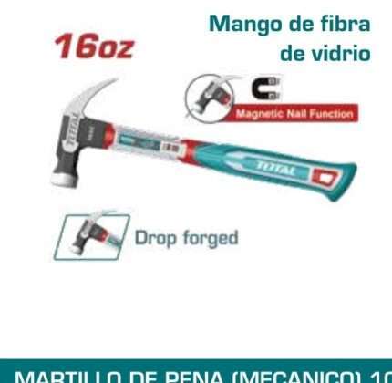 MARTILLO CARPINTERO (UÑA) MAGNETICO 440GR.