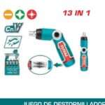 DESTORNILLADOR CON CRIQUET (13 EN 1)