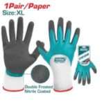 GUANTES DE NITRILO TEXTURIZADO XL