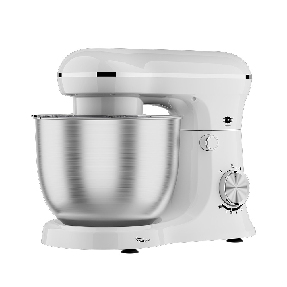3509.jpg BATIDORA PLANETARIA MAXFORCE TOKYO BLANCA 10 VEL BOWL INOX 5LT 1500W - Imagen 1